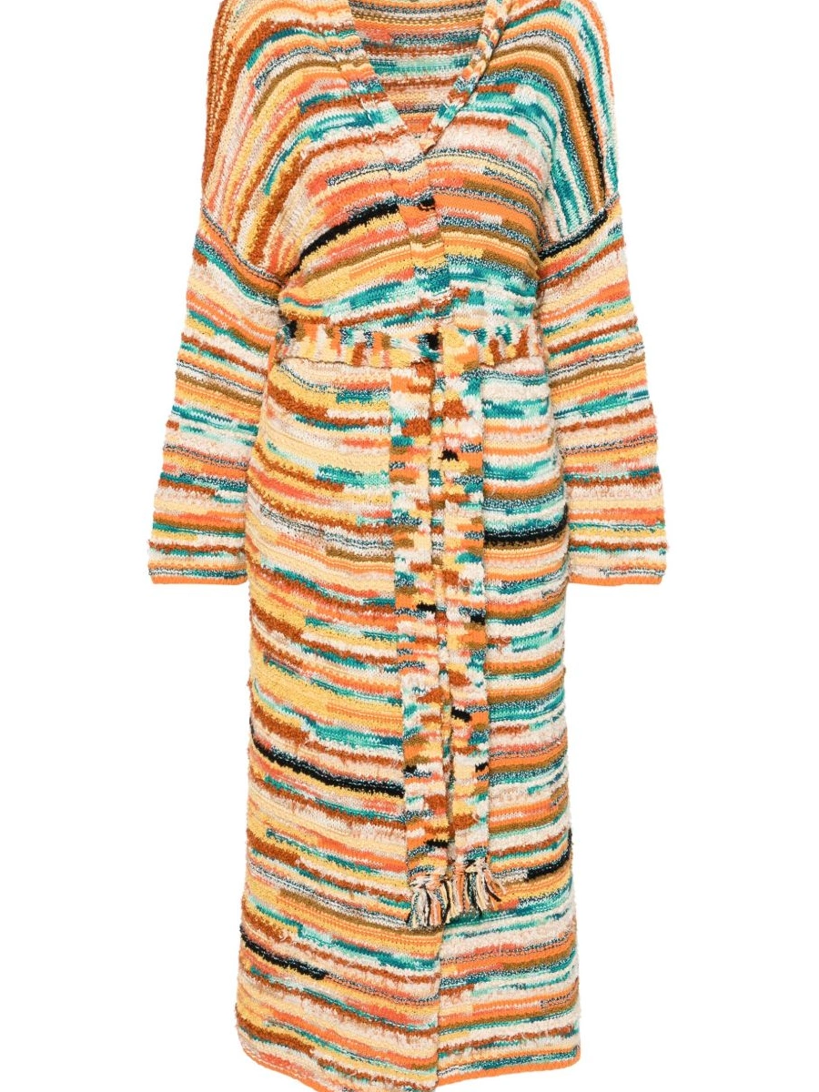 Affordable Alanui Women coat Maduray patterned-intarsia 0803